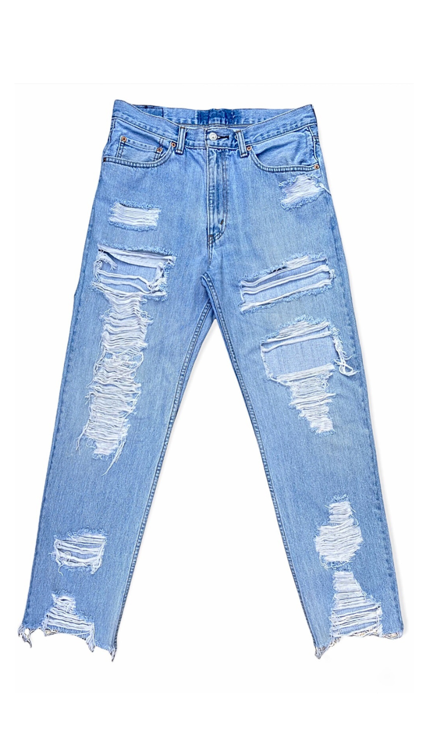 Courtni Straight Leg Rugged Blues