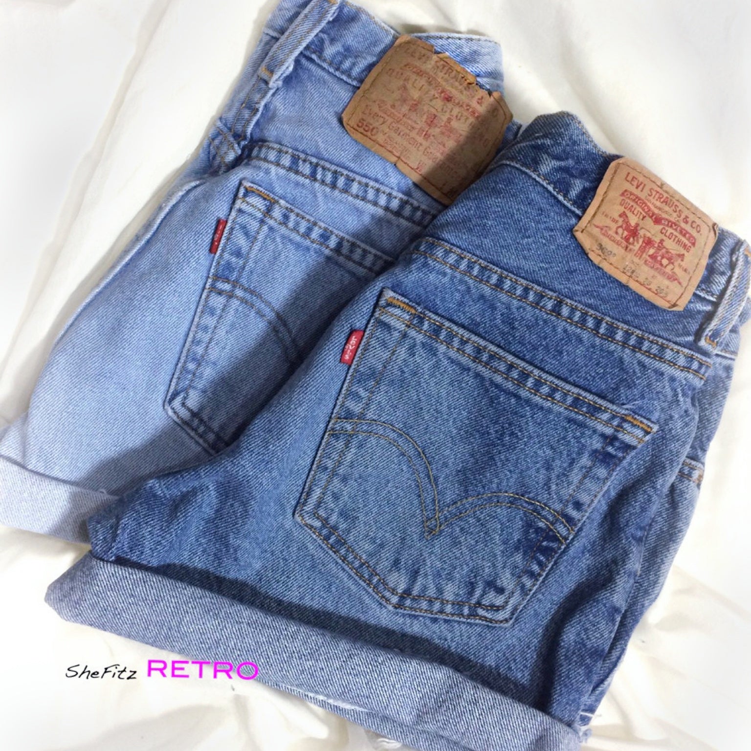 Made To Order Rolled Up Cuffed Vintage Levis