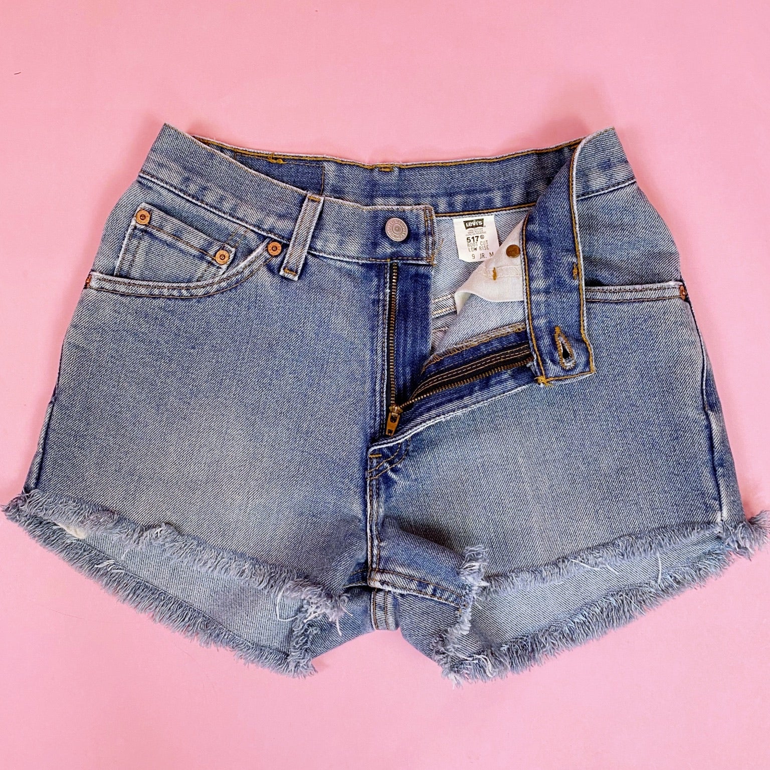 Vintage Mid Rise Cut Off Levi Shorts Size 9