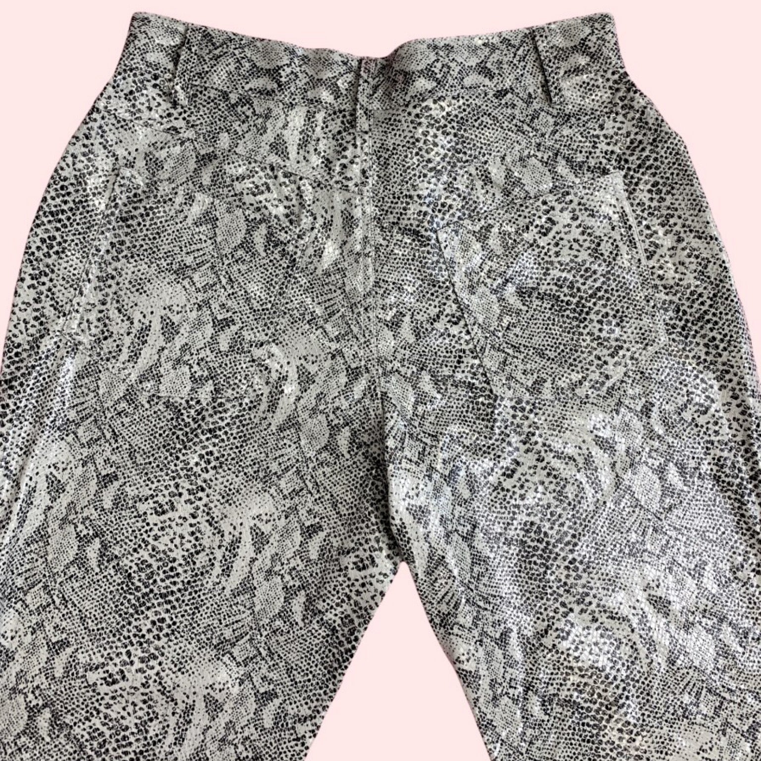 Vintage Y2K Snake Skin Pants Size 5/6