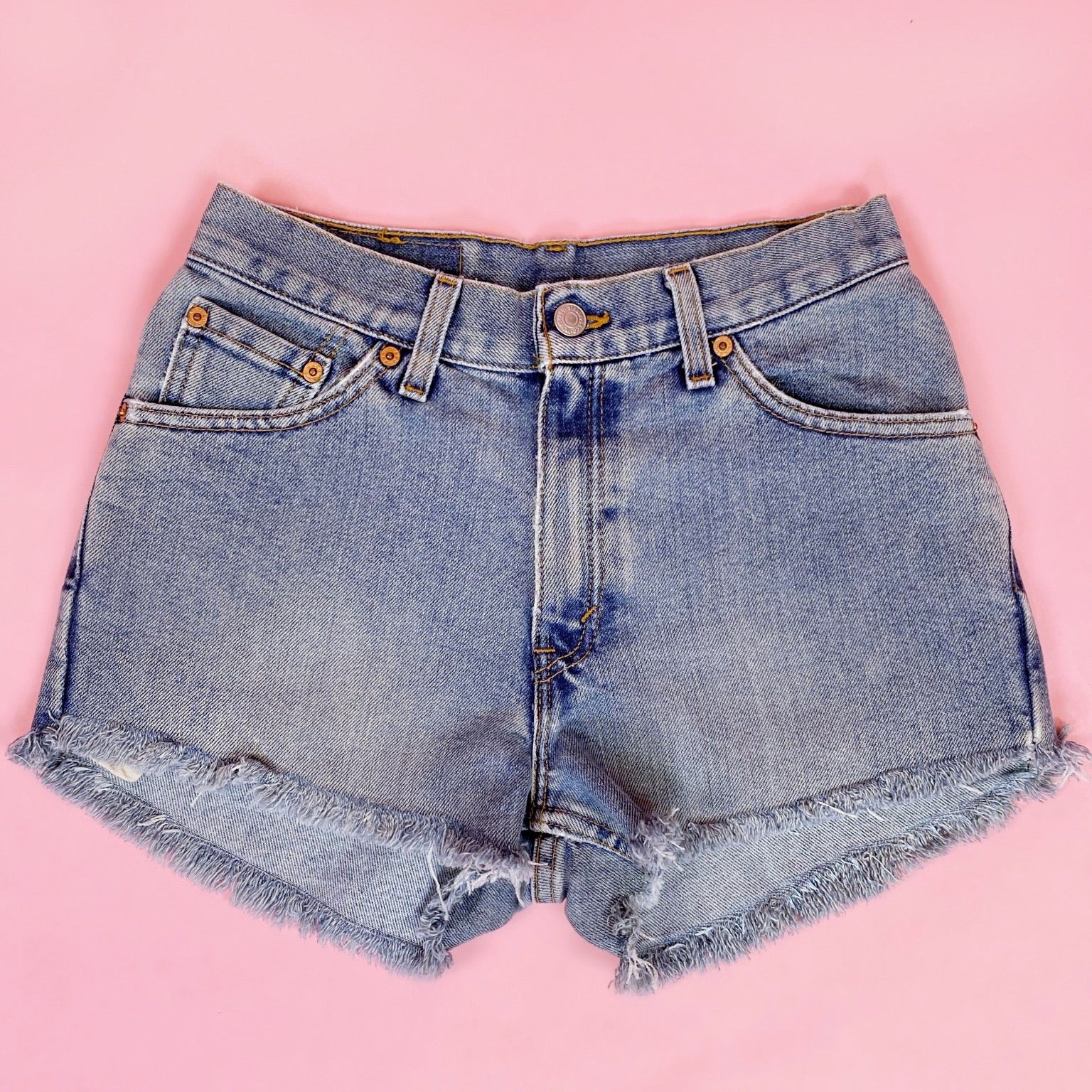 Vintage Mid Rise Cut Off Levi Shorts Size 9