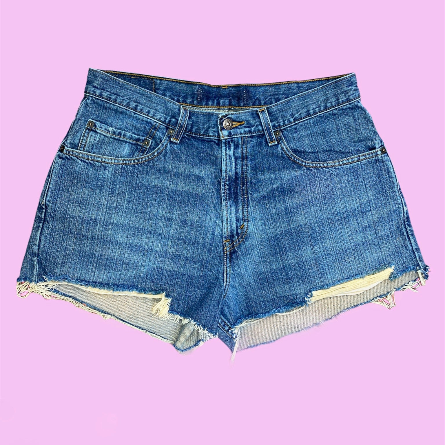 Vintage Straight Cut Off Levi Shorts