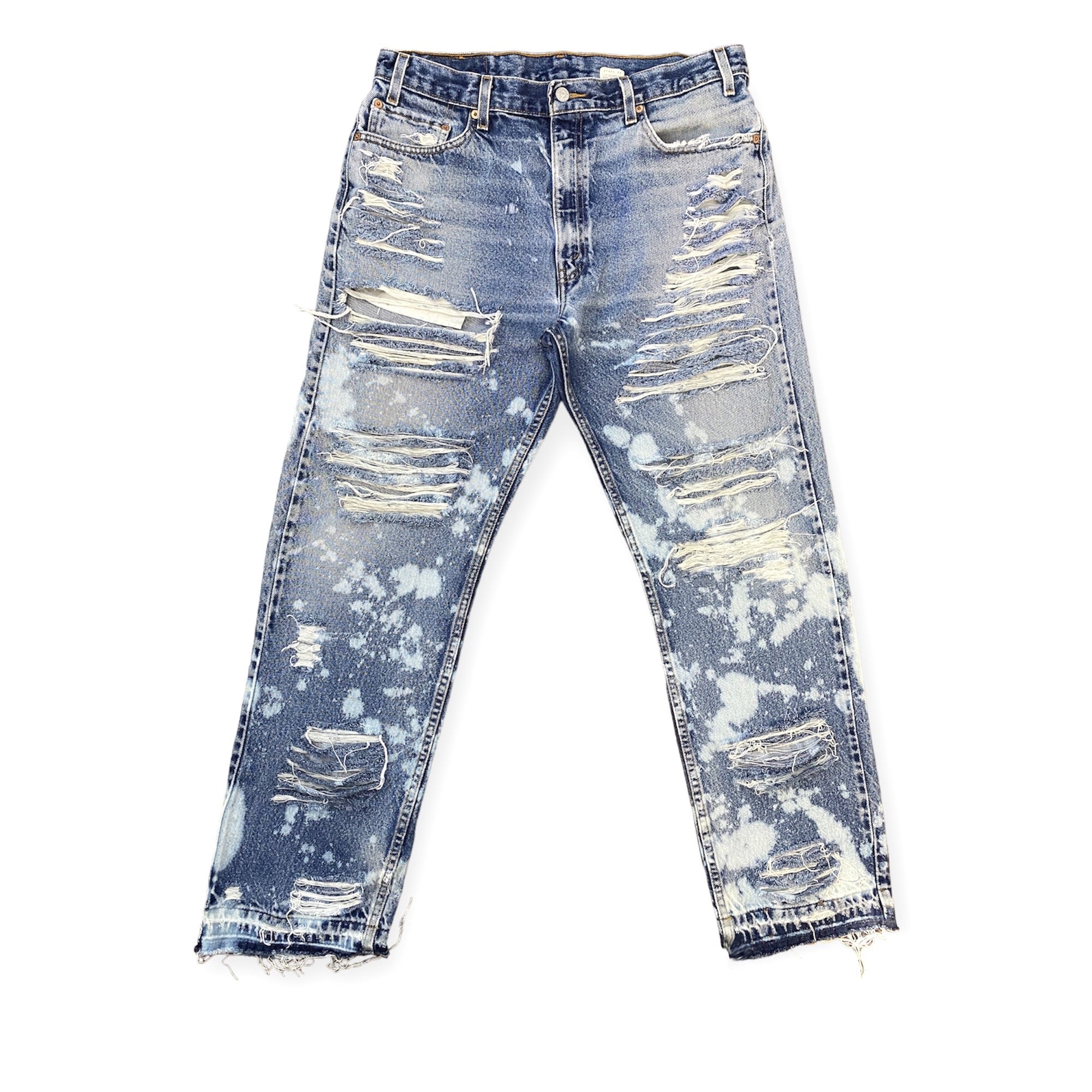 Made To Order Bleached Distressed Jeans