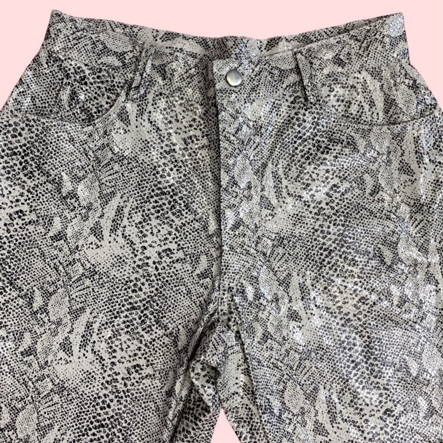 Vintage Y2K Snake Skin Pants Size 5/6